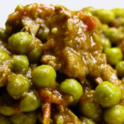 Spezzatino con piselli