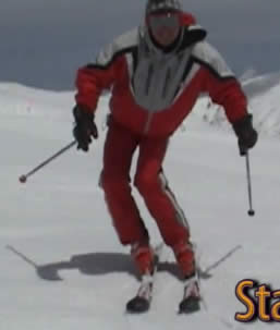 Usare i piedi nello sci