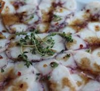 Carpaccio polpo