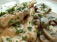 Scaloppine ai funghi