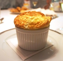 Souffle formaggio gorgonzola parmigiano