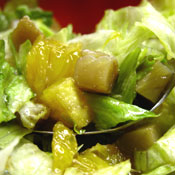 Aringa e arancia in insalata