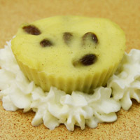 Budino di mele e uvetta alla cannella