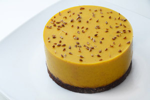 Cheesecake di zucca alla cannella e anice