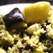 Couscous con seppie alle prugne