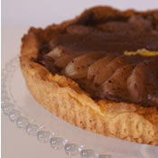 Crostata con pere e cioccolato