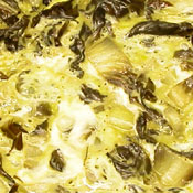 Frittata con radicchio rosso e Gorgonzola