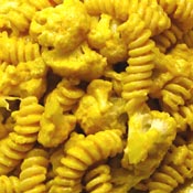 Fusilli con salsa orange