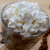 Granita al caffè con panna