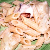 Mezze penne con seppie e cavolfiore