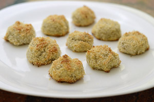 Palline di cocco e banana