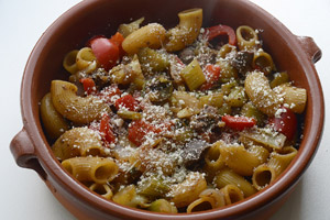 Pasta con finocchi e rognone