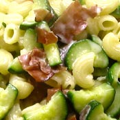 Pipette con speck e zucchine