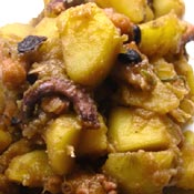 Polpo in umido con patate