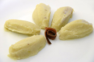 Puré di cavolfiori alle acciughe