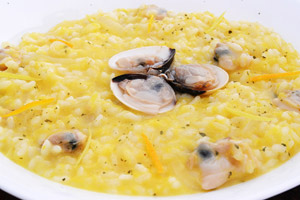 Risotto agrumi e vongole