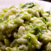 Risotto con cavolini di Bruxelles