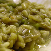 Risotto con gamberi e carciofi