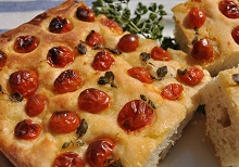 Focaccia barese pugliese