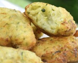 Frittelle di zucchine senza uova