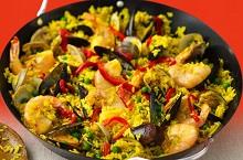 Paella pesce mariscos