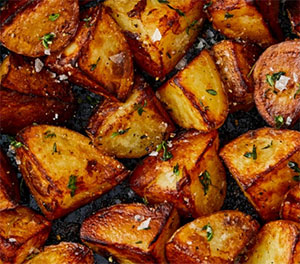 Patate croccanti in padella