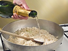 Risotto allo champagne