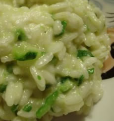 Risotto con le zucchine