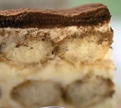 Tiramisu con crema mascarpone