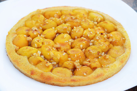 Tarte tatin alle nespole e noci